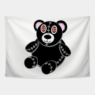 Plush Black Bear Tapestry