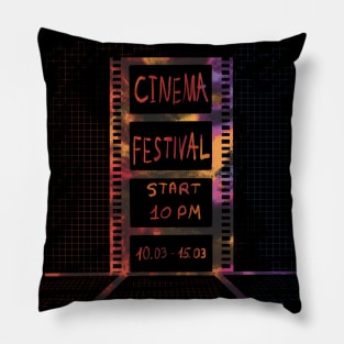 Cinema festival day Pillow