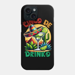 Cinco de drinko margarita 2024 Phone Case