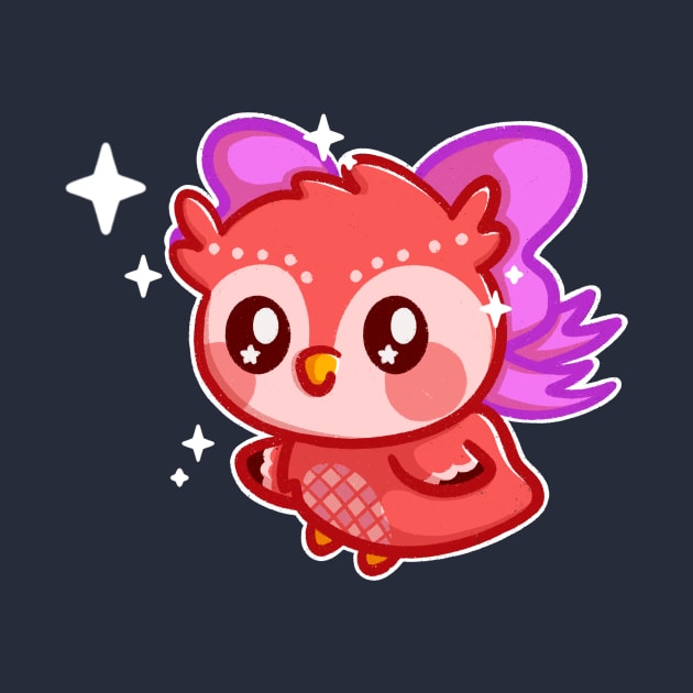 Celestial Owl - Cute Kawaii Owl by perdita00