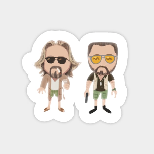 Lil Lebowski Magnet by mattmattson