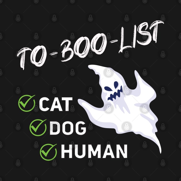 To Boo List Ghost Halloween by DePit DeSign