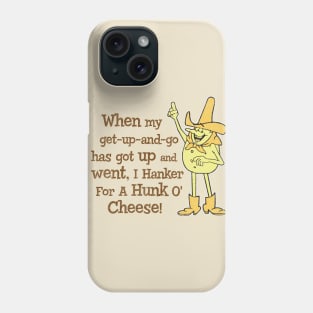 Hanker for a Hunka Cheese Worn Phone Case