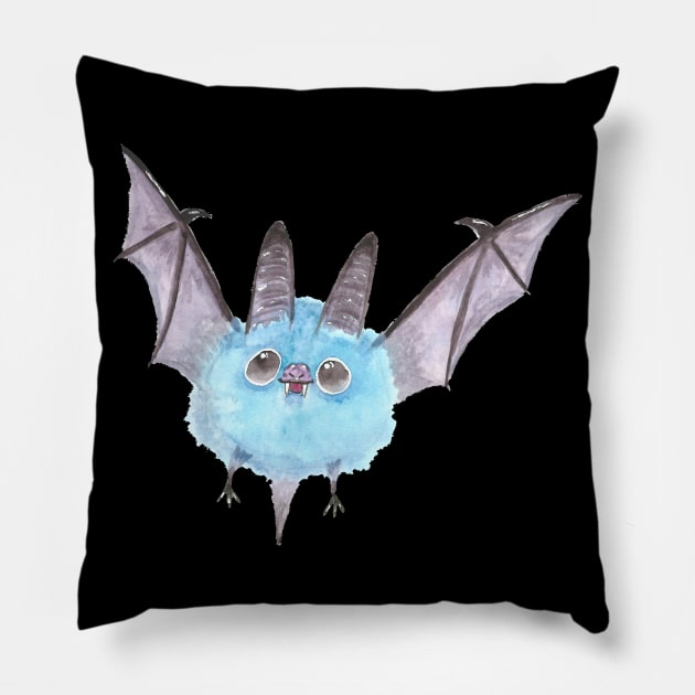 Fluffy Bat Pillow by Créa'RiBo