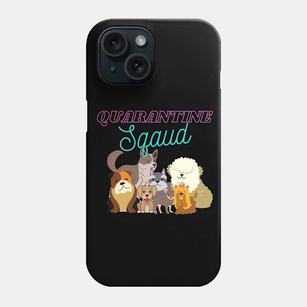 Quarantine Squad Phone Case by nicfearn_designs