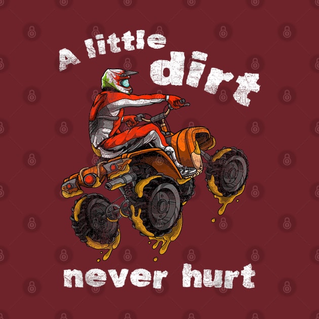 Motocross Little Dirt Never Hurt Dirt Bike Mx Racing Biker by rhazi mode plagget