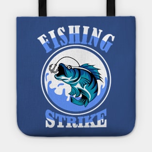 FISHING STRIKE BLUE Tote