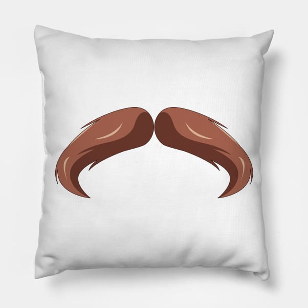 Mustache Pillow by MadOxygen