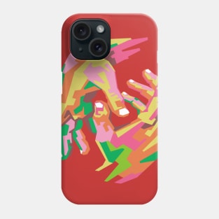 pop art hand Phone Case