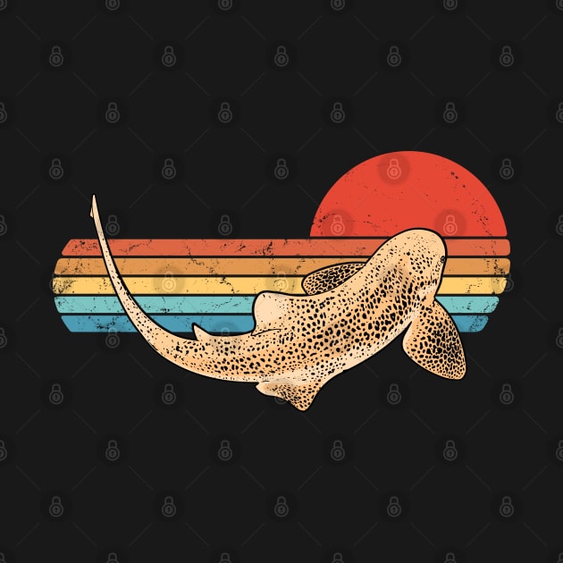 Zebra Shark Sunset by NicGrayTees