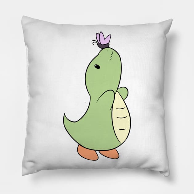 Crocodile Pillow by RoseyAllieRosa