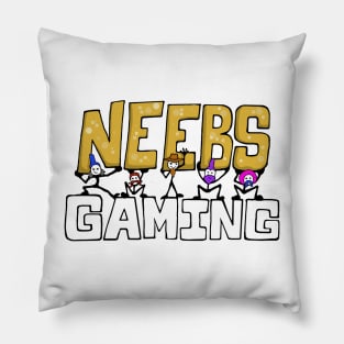 Neebs Gaming Stick Figures 888 Pillow