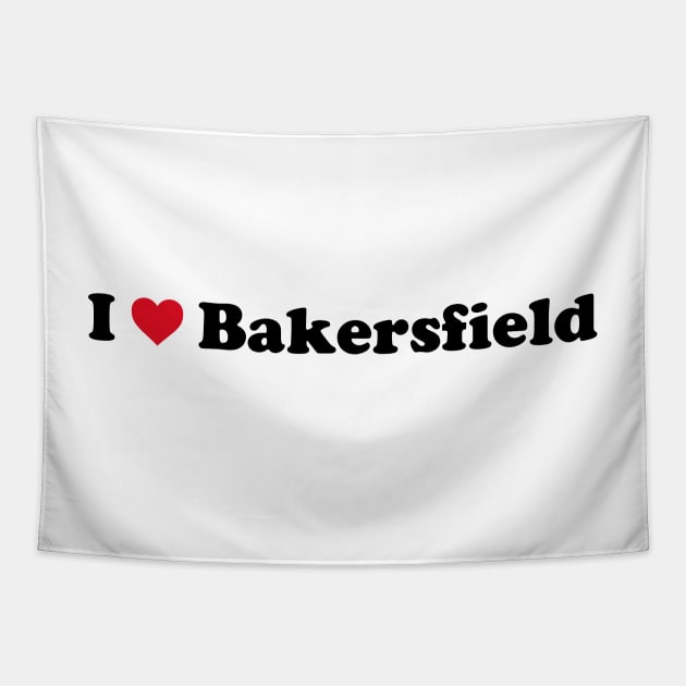 I Love Bakersfield Tapestry by Novel_Designs