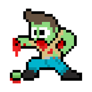 8bit zombie T-Shirt