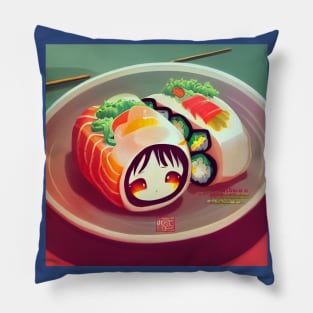 Kawaii Anime Sushi Pillow