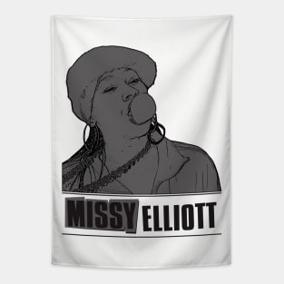 Missy elliott // Black Retro Tapestry