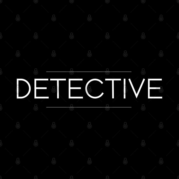 Detective Minimalist Design by Studio Red Koala