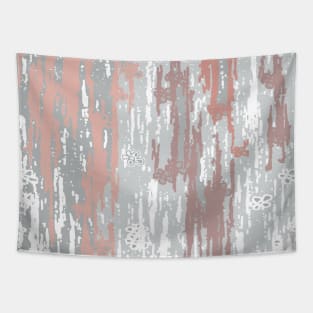 Abstract ink. modern. grey. rosegold. rose-gold. Tapestry