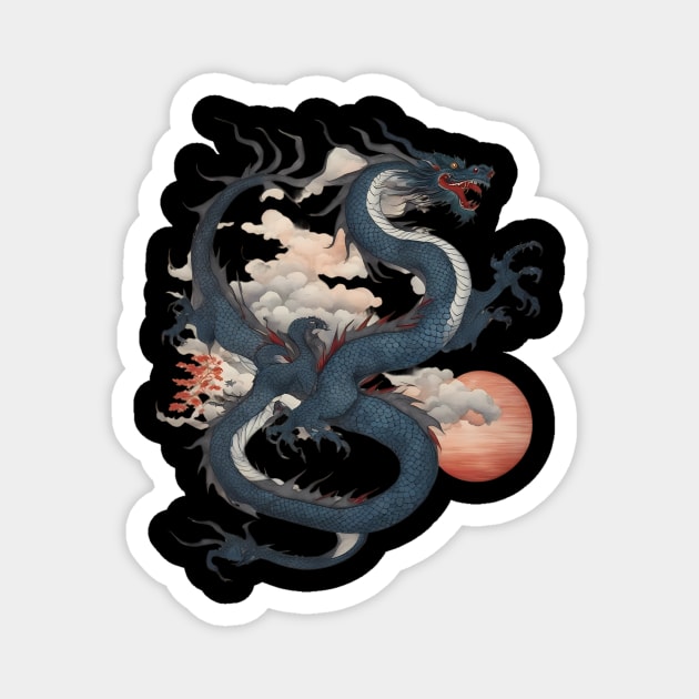 Japanese Dragon Magnet by animegirlnft