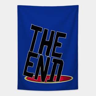 The End - Typography Design Tapestry