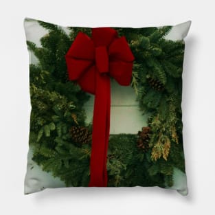 Christmas Wreath Pillow