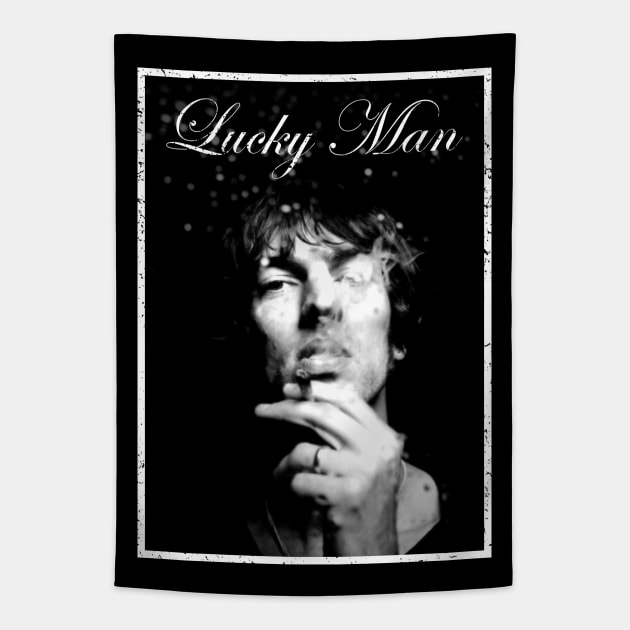 Richard Ashcroft Lucky Man Tapestry by Yenthari