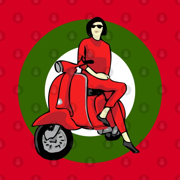 Scooter Girl Italiano by GBCDesign