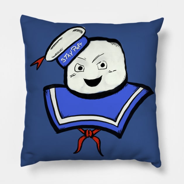 Mr. Stay Puft Pillow by Ghostbustersmedicorps
