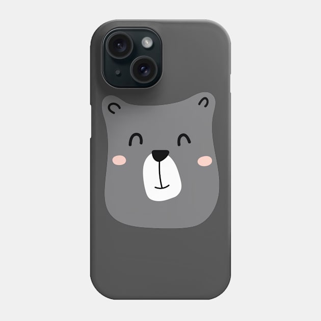 Cute bear Phone Case by Vilmos Varga