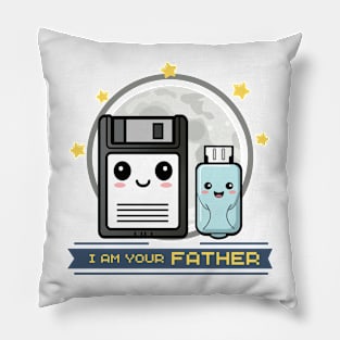 Retro Floppy Disk And USB Stick Pillow