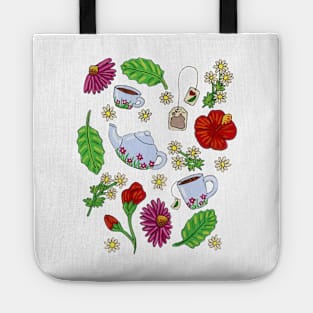 Teatime in Gouache Tote