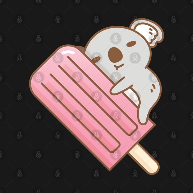 koala and pink ice pop by Noristudio