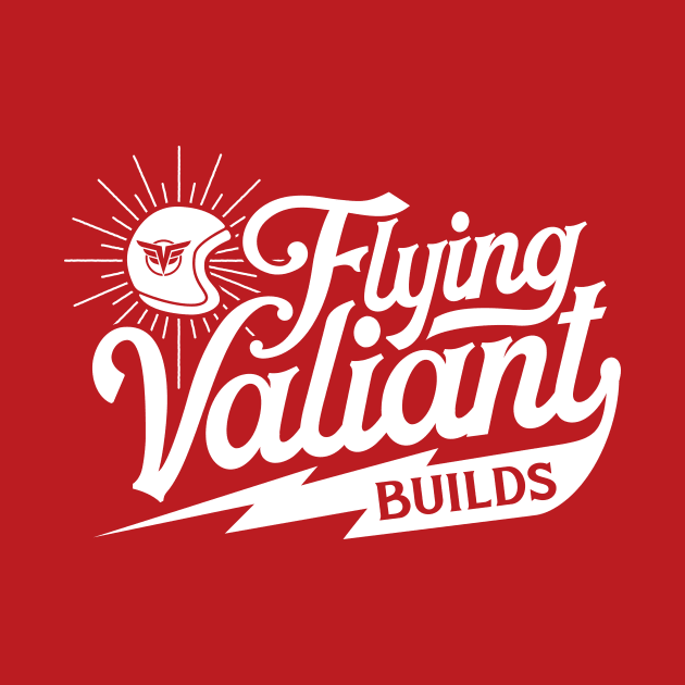 Flying Valiant Builds (Biker Style - White on Red) by jepegdesign