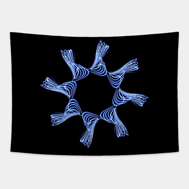 Blue Star Tapestry by Meo Design