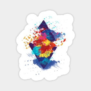 Diamond splatters Magnet