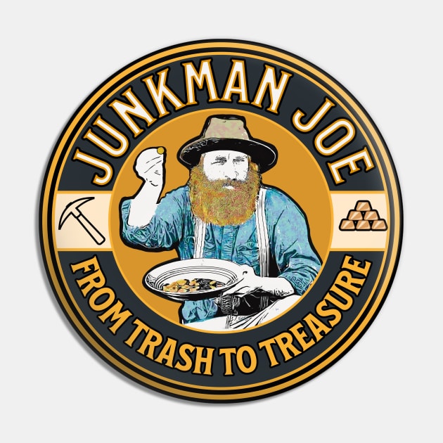 Junkman Joe From Trash to Treasure Pin by FlippinTurtles