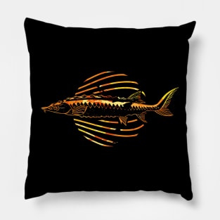 sturgeon fish Pillow