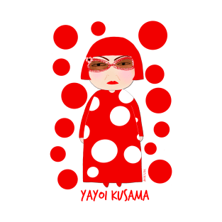 Red dots Yayoi Kusama inspired items T-Shirt