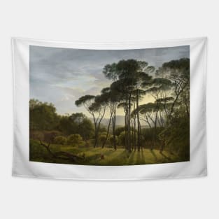 Italian Landscape with Umbrella Pines - Hendrik Voogd Tapestry