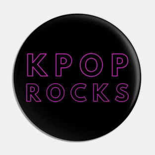 Kpop rocks Pin