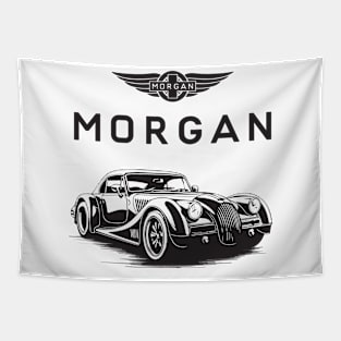Morgan Utomotive Car Tribute  - Car Lover Design - Retro Vintage Tapestry