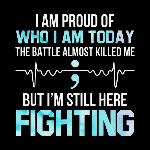 The Battles Almost Killed Me I Am Still Here Fighting PCOS Awareness Peach Ribbon Warrior by celsaclaudio506