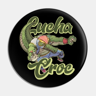 lucha croc Pin