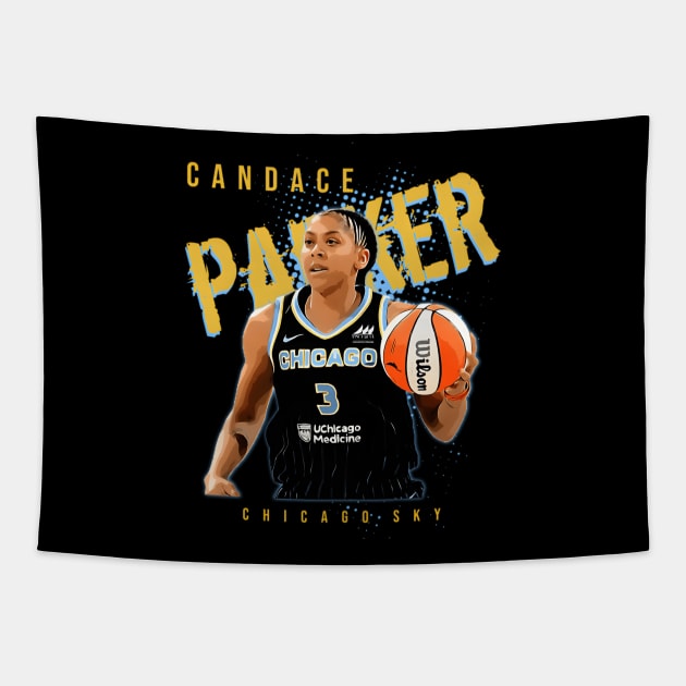 Candace Parker Chicago Sky Tapestry by kawaiiness