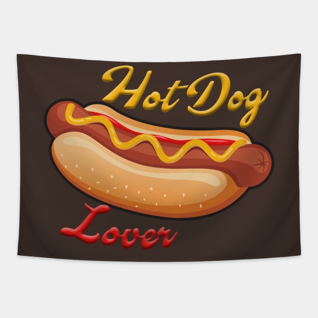 Hot Dog Lover Tapestry by Bananagreen