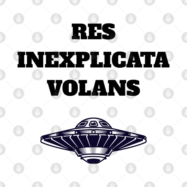 RES INEXPLICATA VOLANS (Unexplained Flying Object) by DMcK Designs