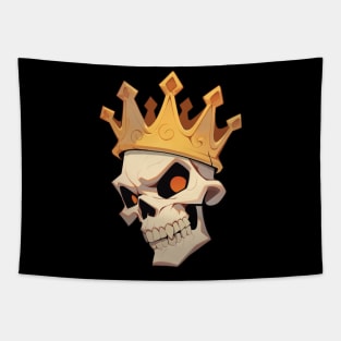 Skull Crown Tapestry