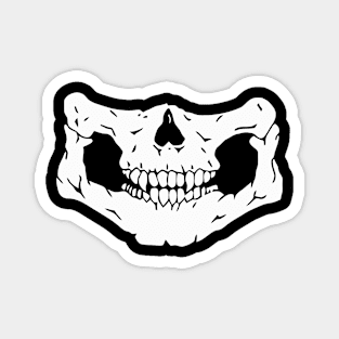 Skull mouth laughing Magnet