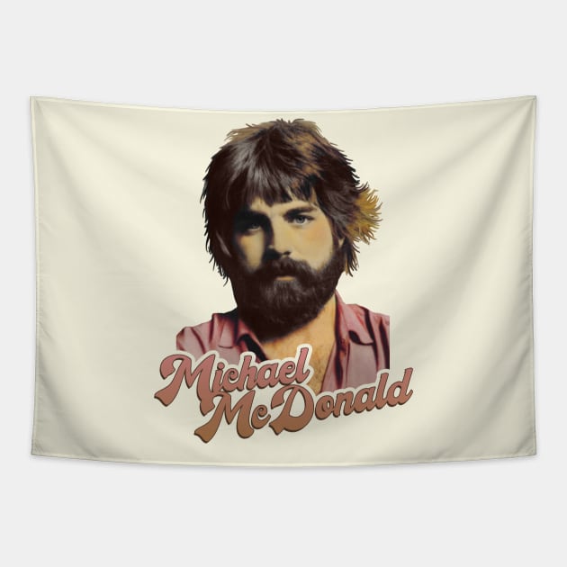 Michael McDonald Pastel Hue Tapestry by darklordpug