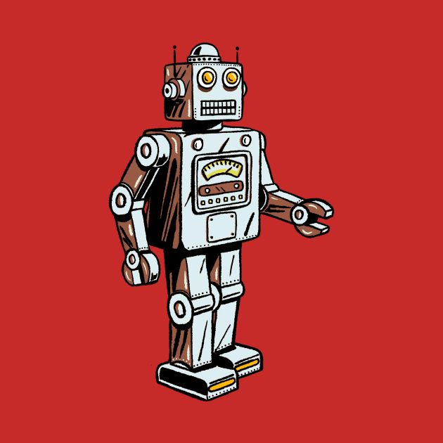 Retro Robot by LittleBunnySunshine
